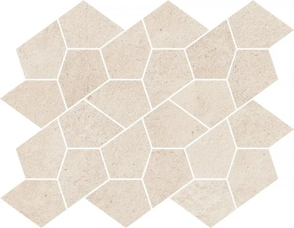 Керамогранит  / Италон / Italon / Eternum / Этернум/  Мозаика Сноу Калейдо 35,6х27,6  / Snow Mosaico Kaleido 35,6х27,6